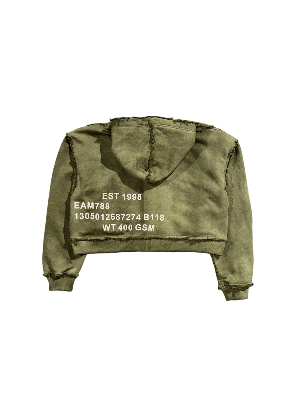 2. “Militia” Reverse Zip Up Hoodie