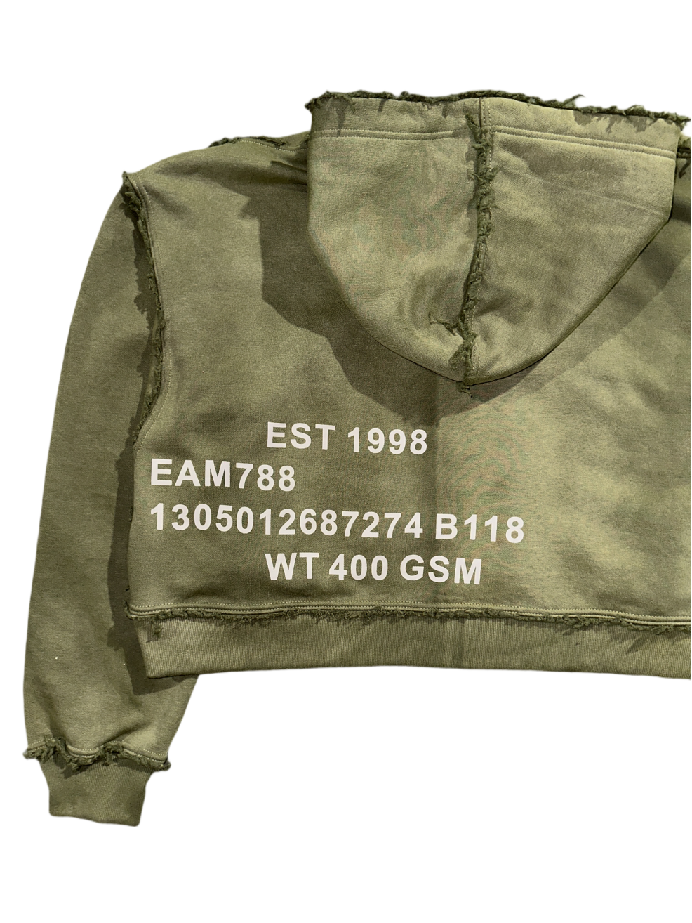 “Militia” Reverse Zip Up Hoodie